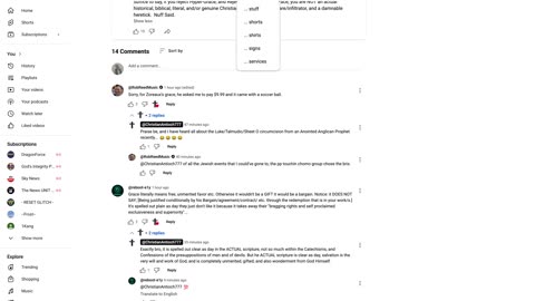 Rob Reed p8do slander\antisemitism 7 Jul 25 at Bill Cuthbert's Channel