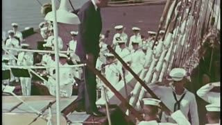 President Kennedy Visits the Coast Guard Barque Eagle