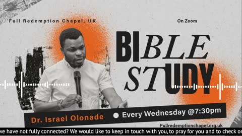 Singularity of Vision & Purpose • Dr Israel Olonade • Full Redemption Hour • 23.07.2025
