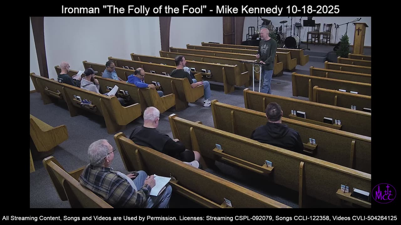 Ironman "The Folly of the Fool" - Mike Kennedy 10-18-2025