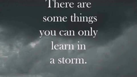 The Storm is upon us