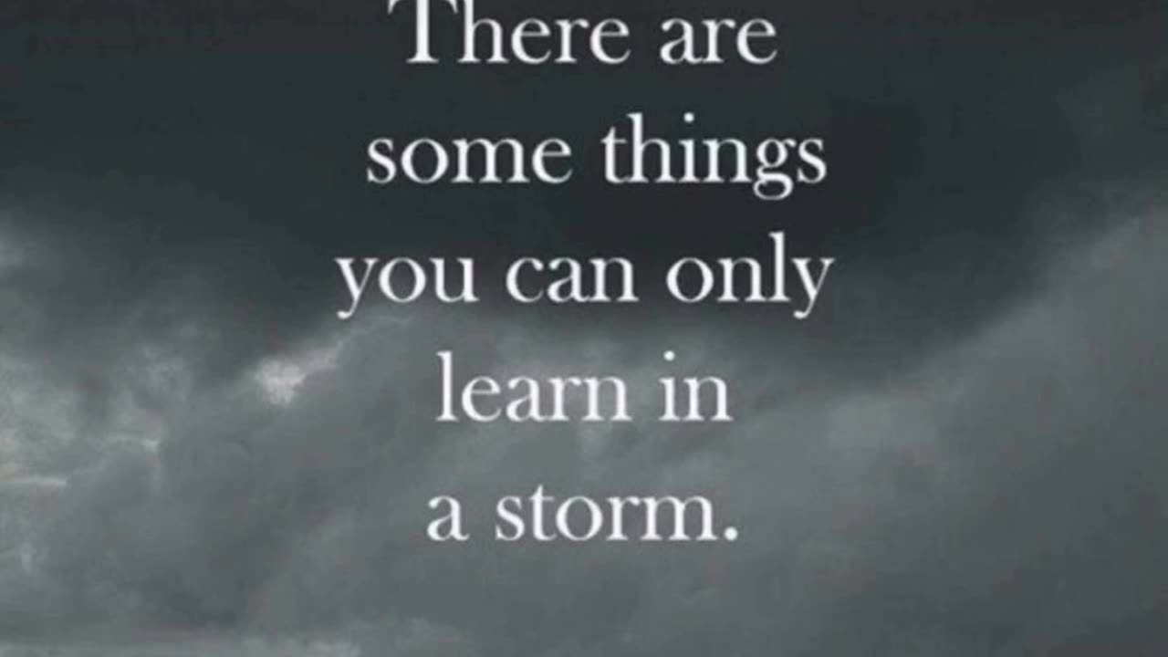 The Storm is upon us