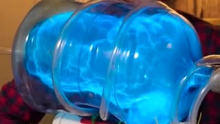 Watch him transform 5-gallon jugs into a plasma cannon! ⚡️