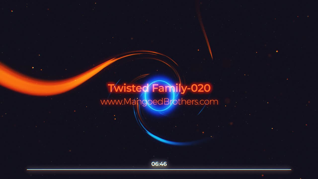 MB-Twisted Family-020 (7m33s) Fiery Rays Music Visualizer 1080p