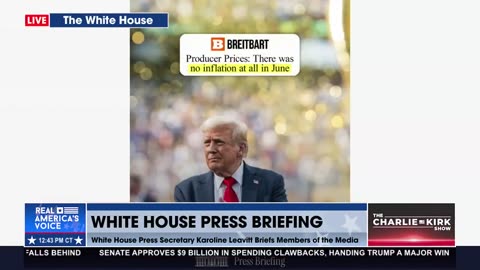 PRESS SEC. DETAILS GREAT ECONOMIC NEWS