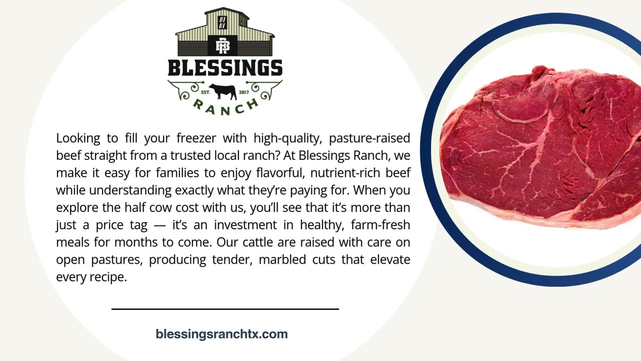 Half Cow Cost & Value Explained – Blessings Ranch Bulk Beef