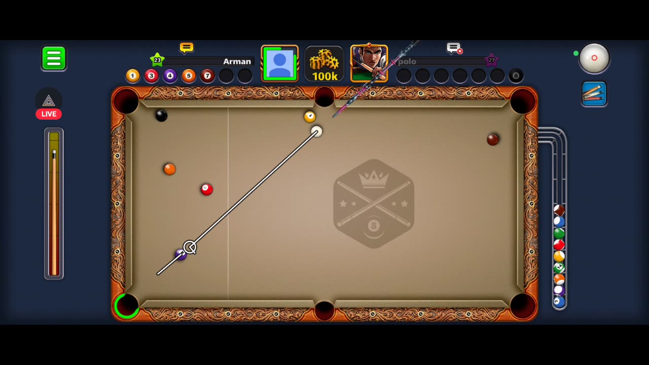 Again 8 Ball game stream 🛑