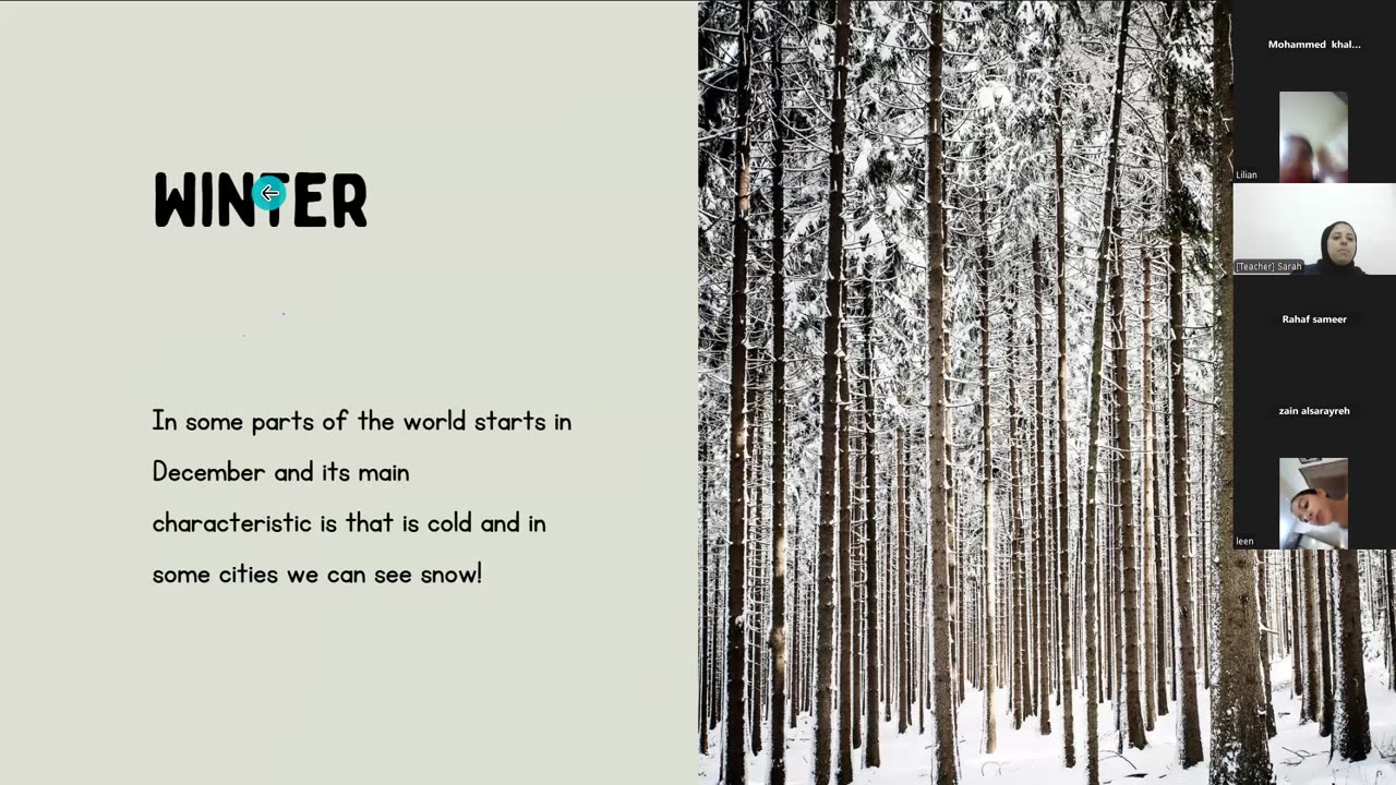 weather and seasons