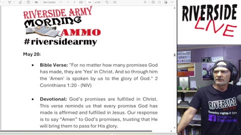 Riverside Morning Ammo Daily Devotional 5.20.25