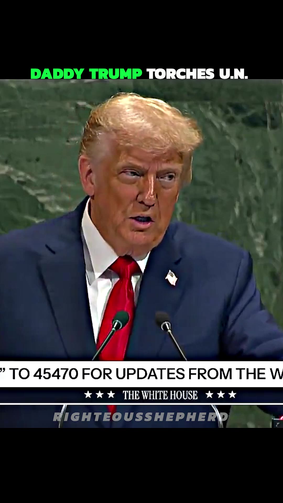 DADDY TRUMP 'TORCHES' U.N. To Their Faces🤣