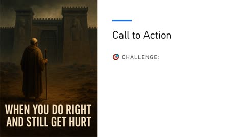 Persecution for Righteousness’ Sake | Exodus 5:1–23 | When You Do Right and Still Get Hurt