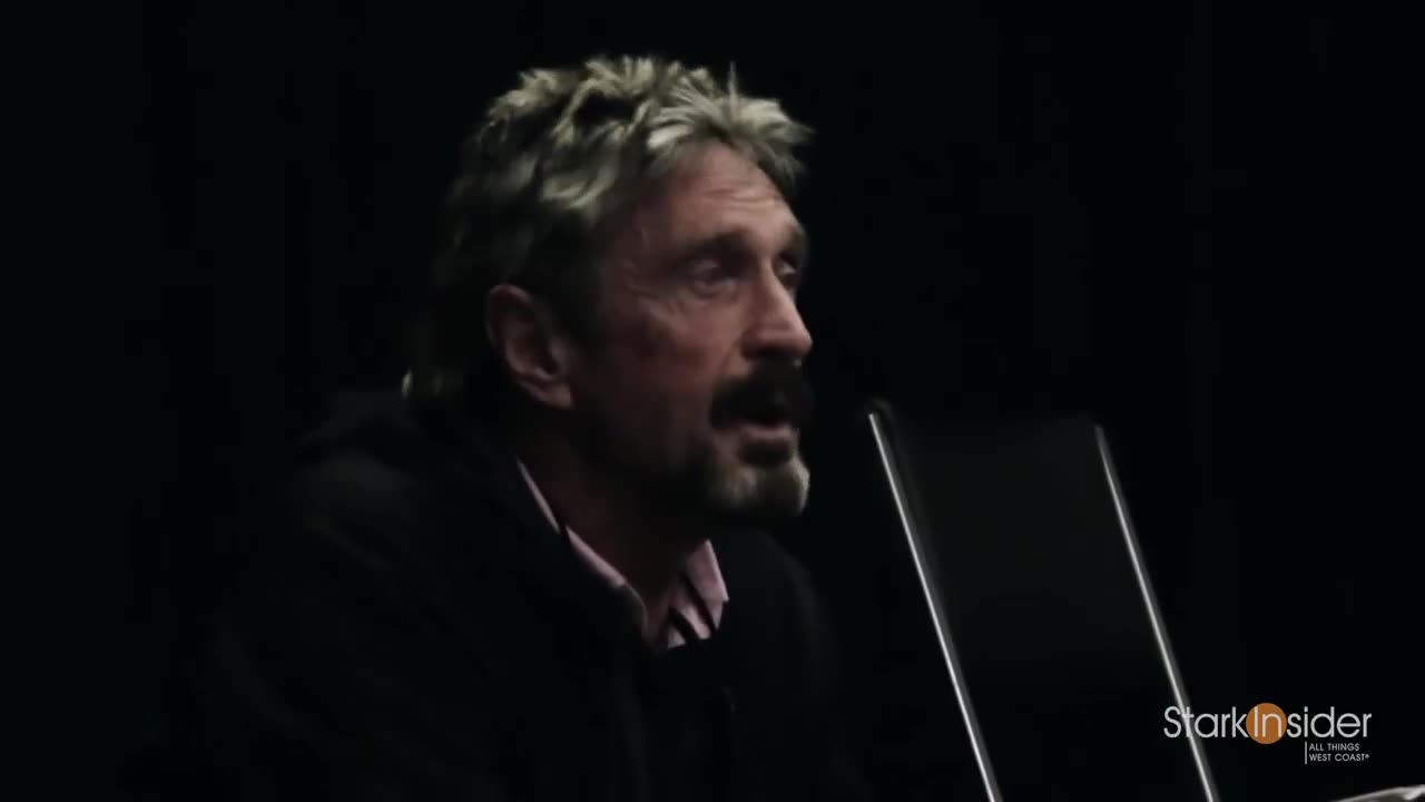 John McAfee: "If you smoke weed, I'd rather you switch to heroin"