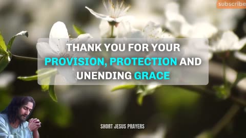 A Simple Prayer To Thank God For Everything - Lord, Your mercy knows no bounds, and your...