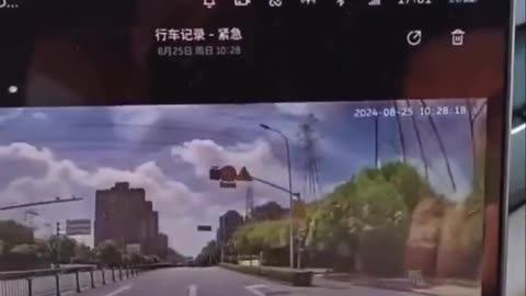 AI car goes berserk after getting hit by another car..