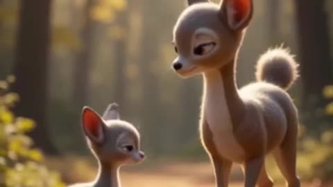 The DEER that was SAVED by a BRAVE CAT!