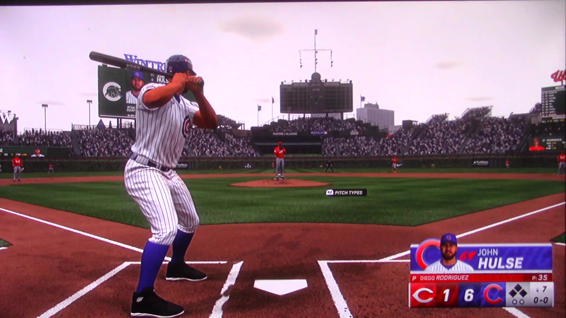 MLB The Show: Chicago Cubs vs Cincinnati Reds (S18 NLDS G1)