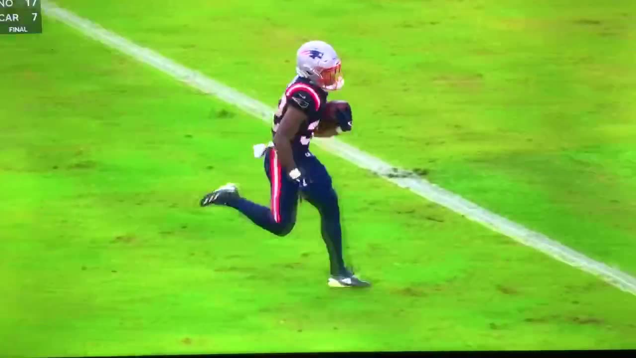 Patriots RB #32 TreVeyon Henderson TD 🏈69yds 💨💨💨