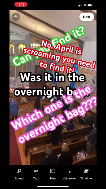 Happy Holy Sunday Everyone! New parents get to church edition