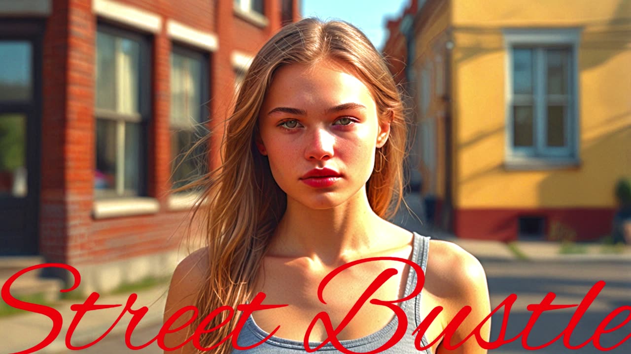 Electronic Music. Song Street Bustle.