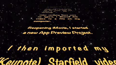 Vertical text crawl