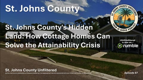 Episode 87 - Hidden Land: How Cottage Homes Can Solve the Attainability Crisis