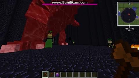 Minecraft Mob battle Loki Vs Mobzilla