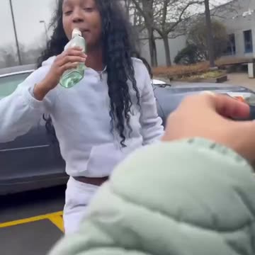 Typical Democrat, celebrating after an abortion outside Planned Parenthood.