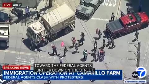 Activists attack immigration vehicles in Camarillo, California