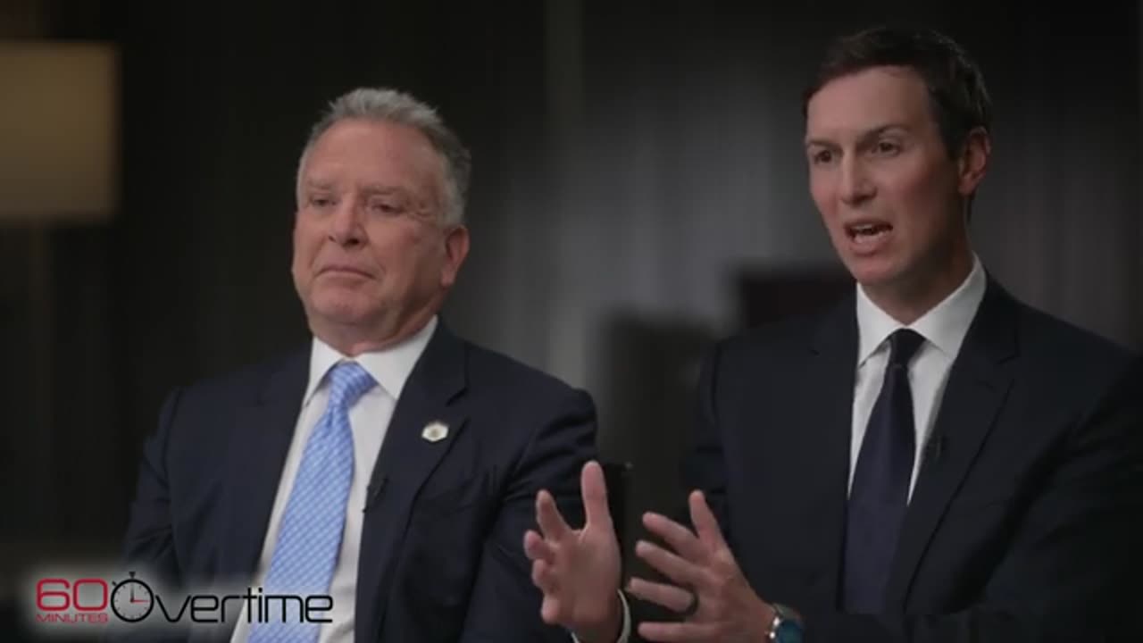 Jared Kushner and Steve Witkoff’s Extended 60 Minutes Interview