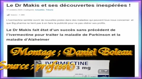 Le Dr Makis fait état d’un succès sans précédent de l’ivermectine