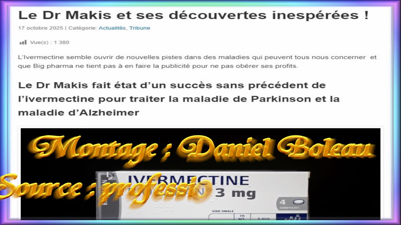 Le Dr Makis fait état d’un succès sans précédent de l’ivermectine