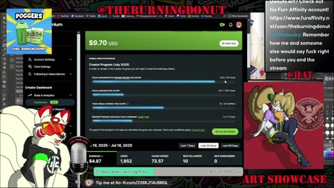Rumble Creator program: Furry Vtuber playing GT7 and drawing furry Vtuber girls +18