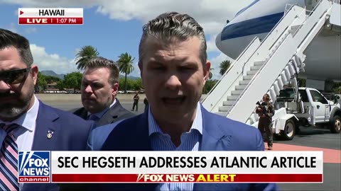 Hegseth blasts Atlantic article: 'Nobody was texting war plans'