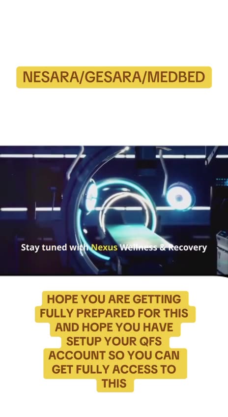 ⚠️ MED BEDS WILL ERASE DISEASE