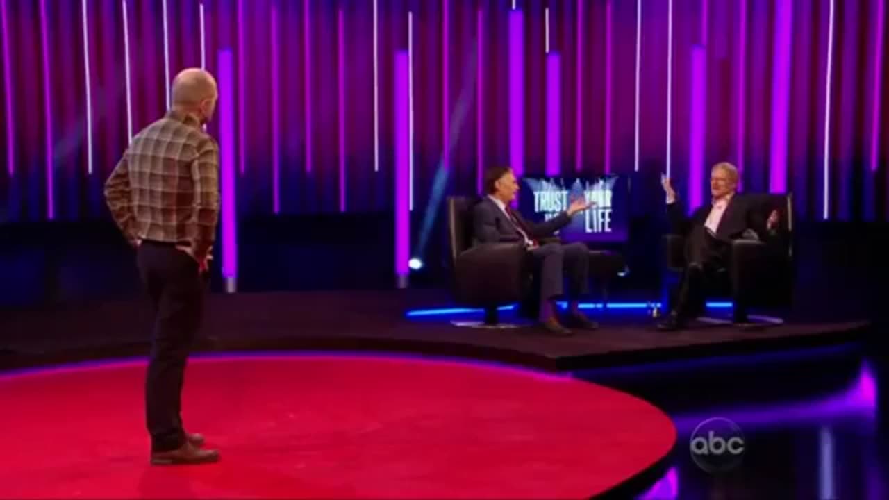 David Armand mimes to Eye of the Tiger by Survivor