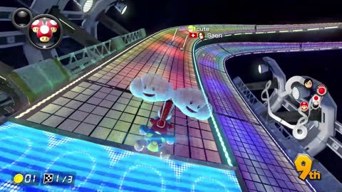 #MarioKart8Deluxe Race Eight: Rainbow Road