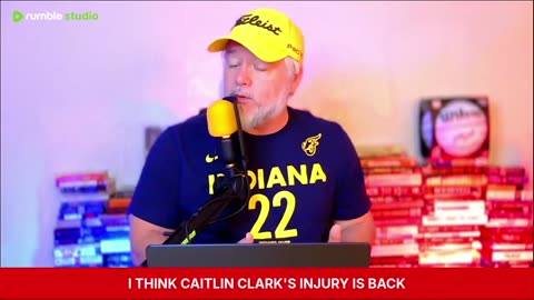 IS CAITLIN CLARK'S INJURY BACK? was she playing hurt against valkyries? I give you proof of concern