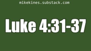 Luke 4:31-37