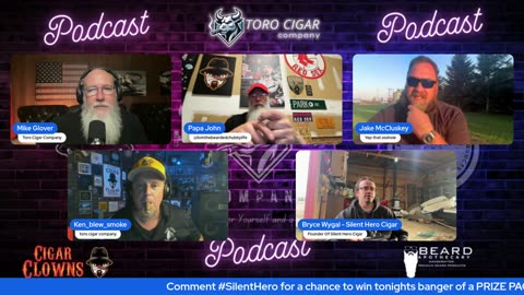 Toro Cigar Lounge Podcast LIVE with Silent Hero Cigars