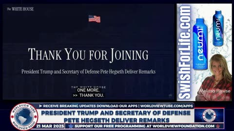 President Trump and the Secretary of Defense Pete Hegseth Deliver Remarks