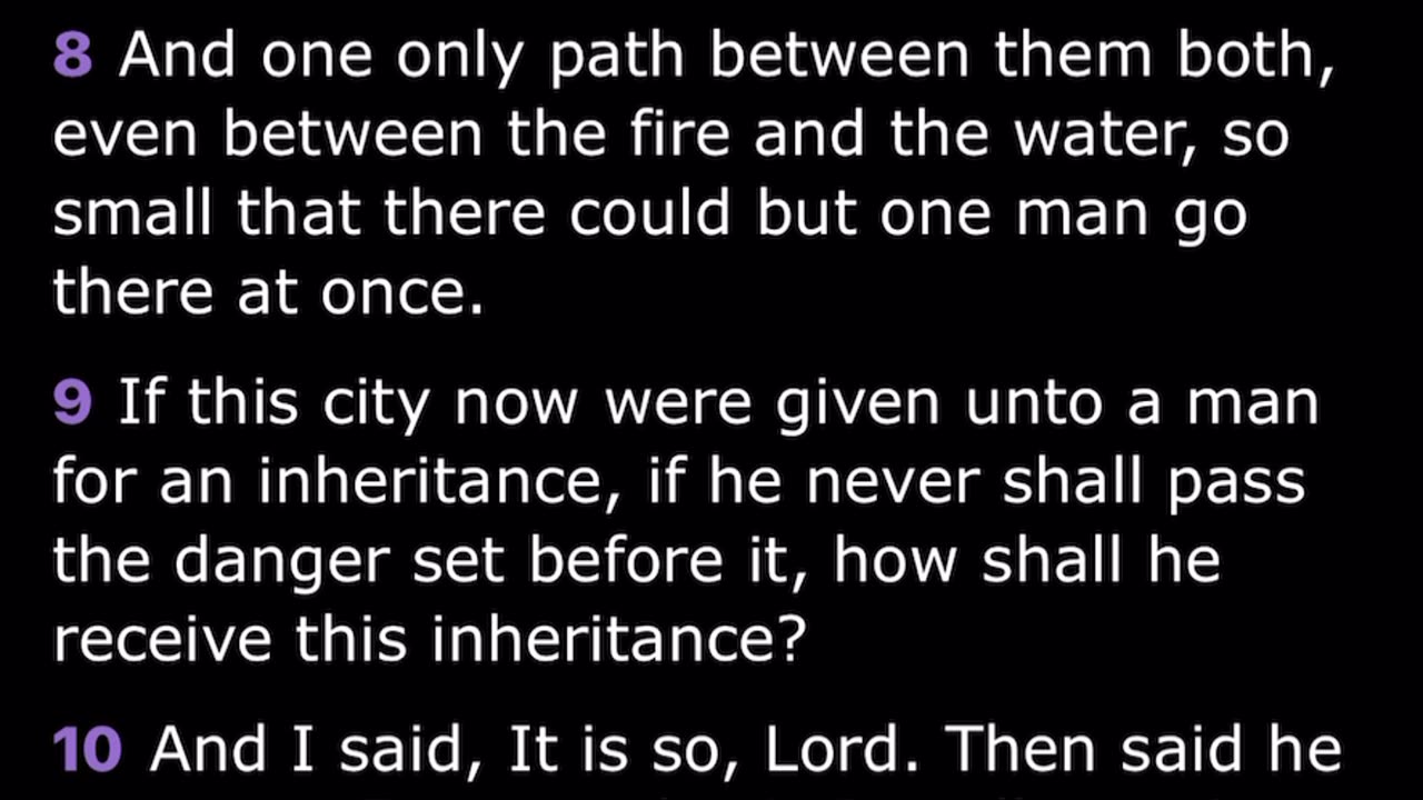 The strait gate, path of difficulty
