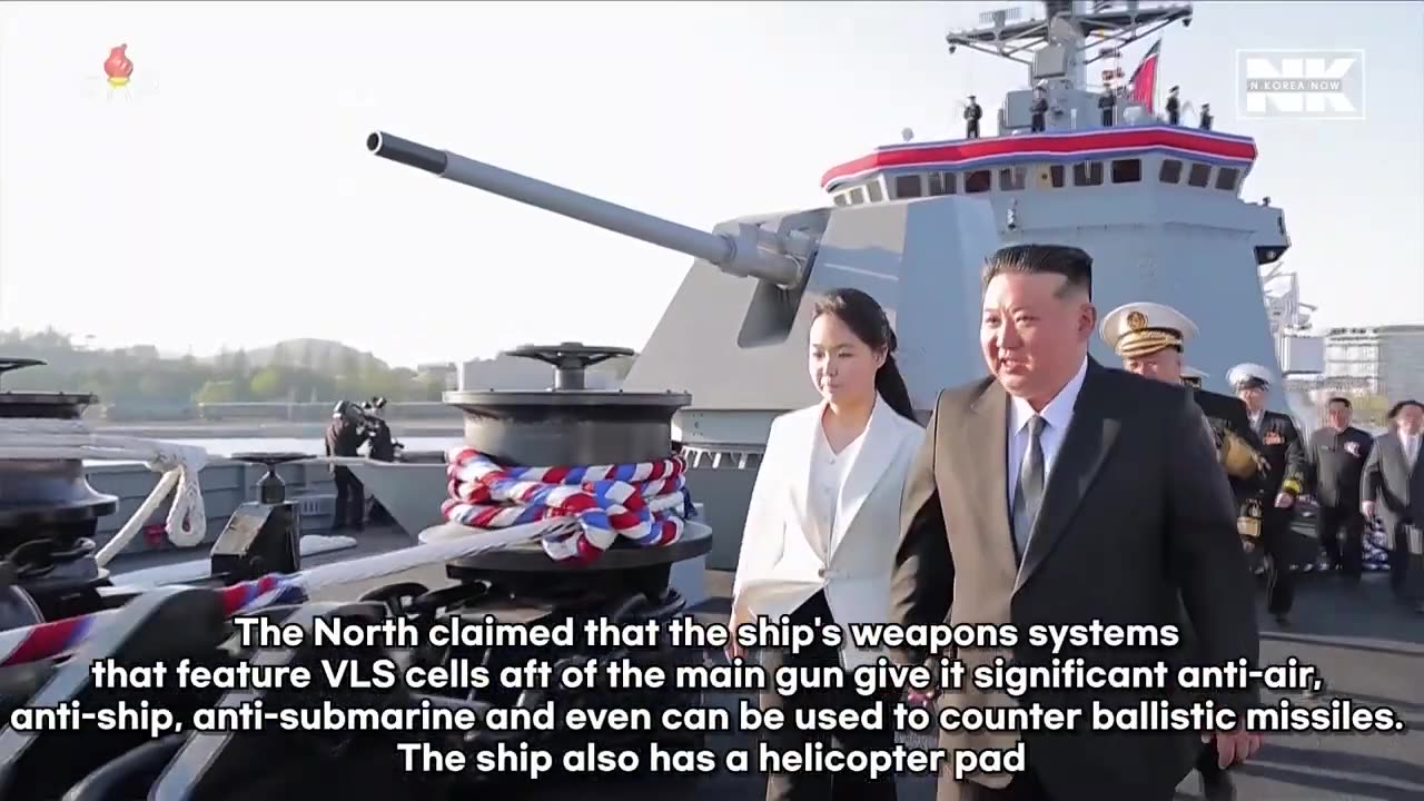 North Korea Commisions New Destroyer Warship