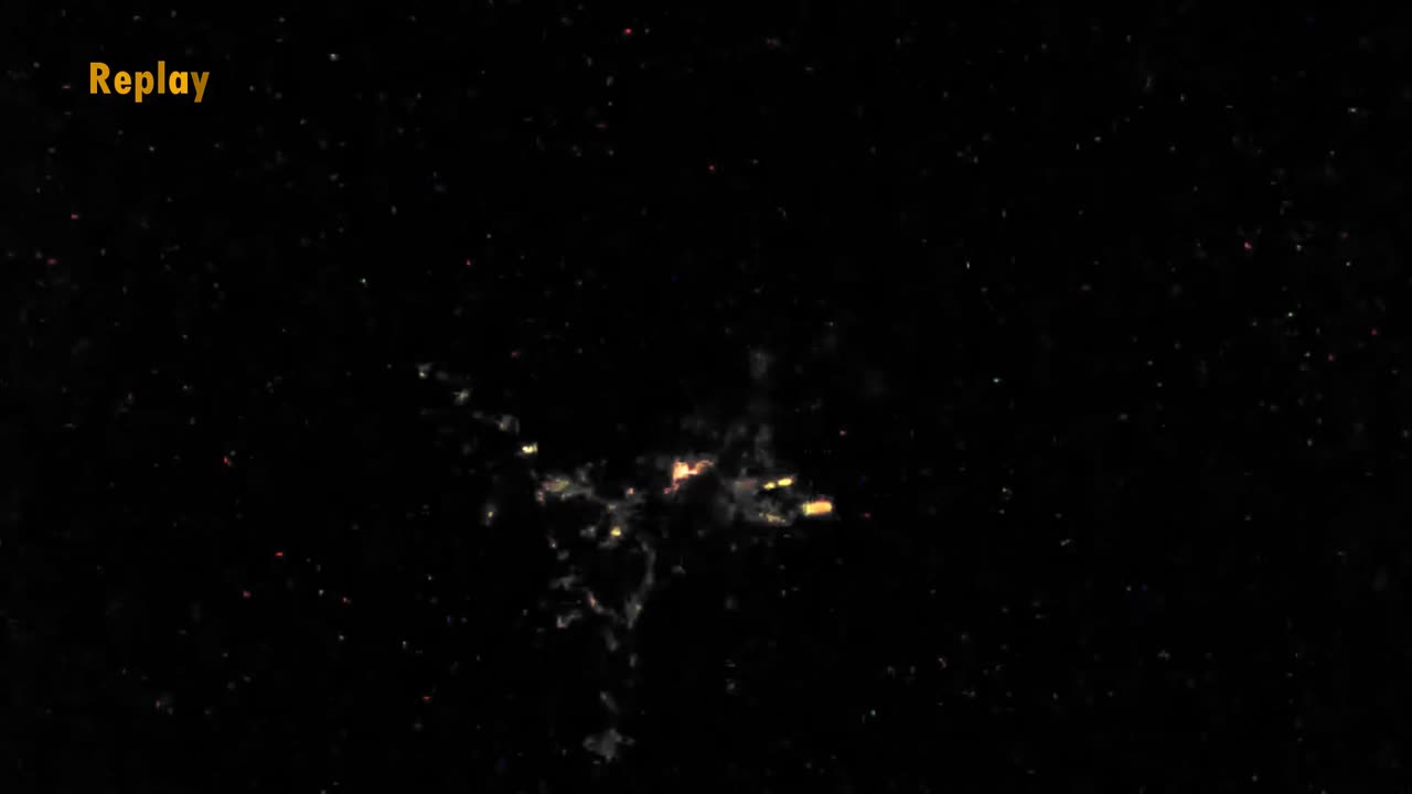 Observation réelle d'OVNI ! Un vaisseau spatial géant a été découvert grâce à un télescope.