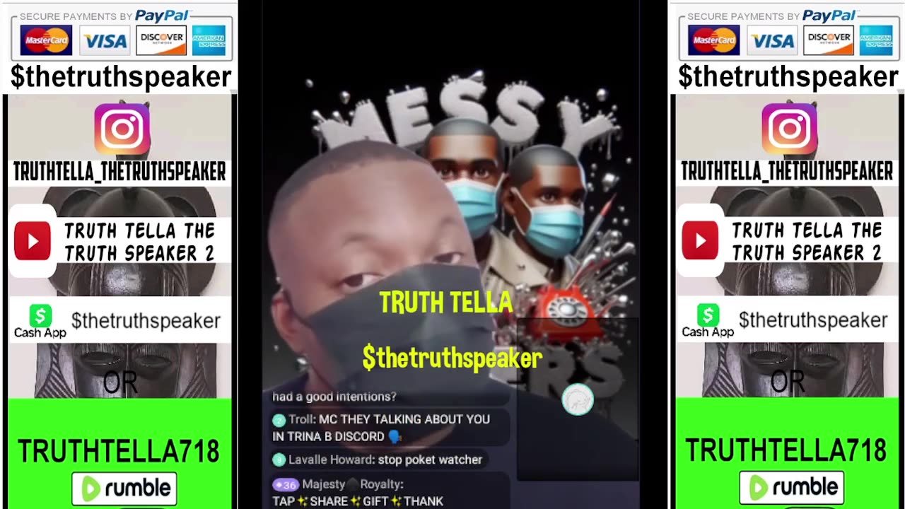MESSY CALLER EVENING SHIT SHOW BANGOUT ON THE SET & PRINCEJAY SHUTS IT DOWN READING SUMMERRAIN FOR STRAIGHT FILTH