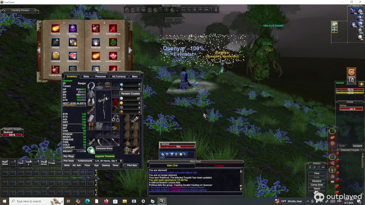 Everquest Adventures! Fighting corrupt treants in Blightwood Moore!