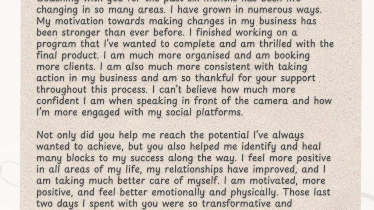 A real story about power, clarity & deep recalibration #joanneantoun #selfimprovement #selfgrowth
