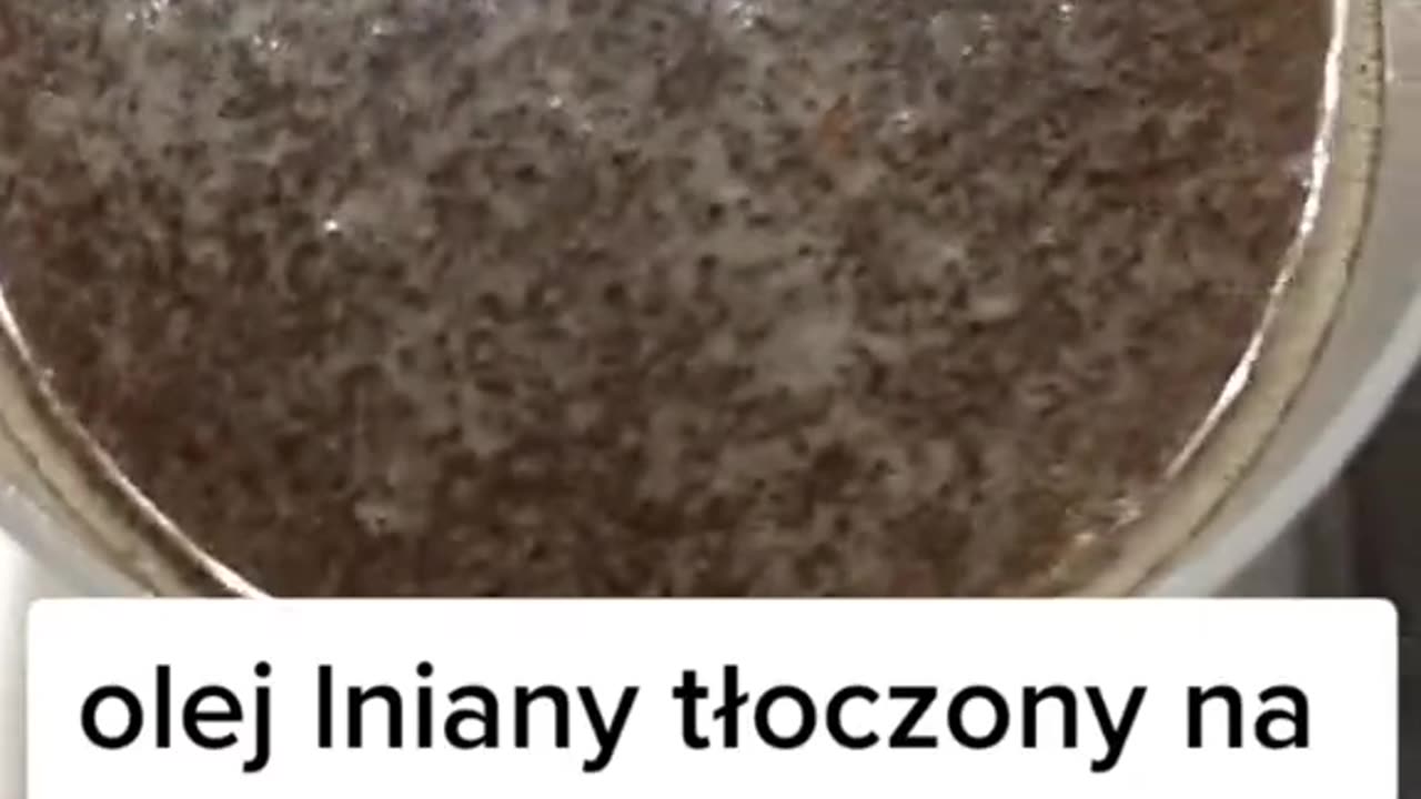Olej lniany tłoczony na zimno