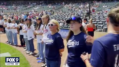 Girls baseball team gets send off from Minnesota Twins