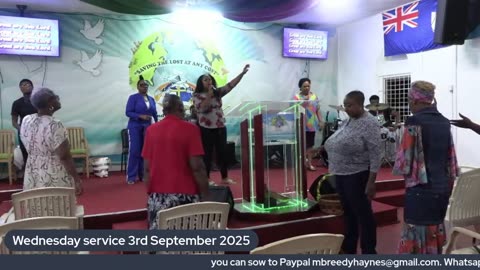 Wednesday service 3rd September 2025