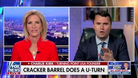 Charlie Kirk Tells How Elites Botched Cracker Barrel Logo